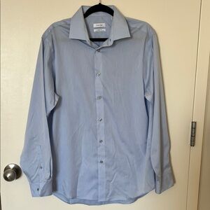 Calvin Klein Men's Sky Blue Dress Shirt